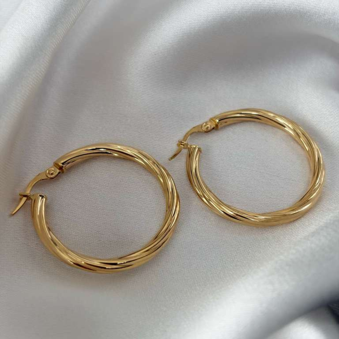 HOOP EARRINGS SET – 10K YELLOW GOLD