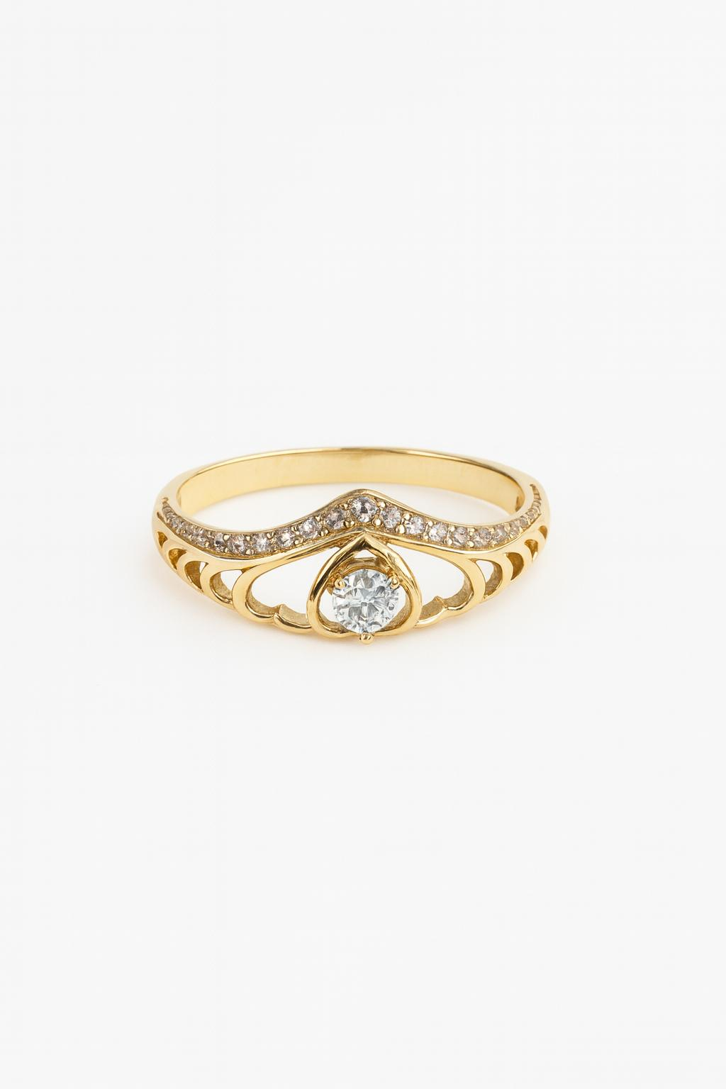Crown Ring  14K Gold