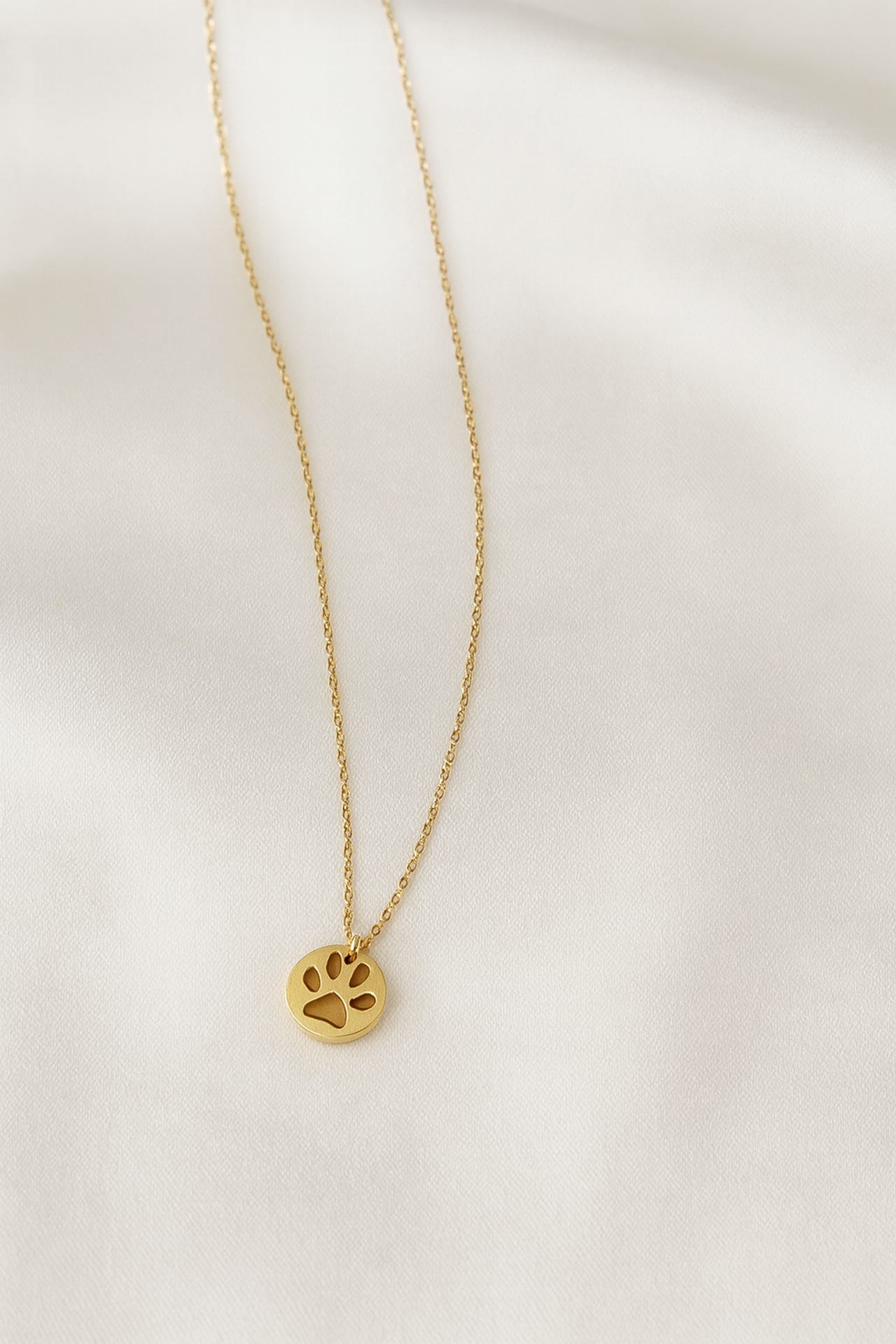 Dog Paw Pendant in 14k Yellow Gold